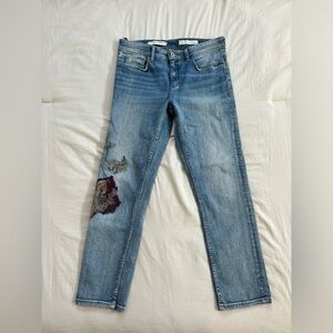 Pilcro Embroidered Jeans